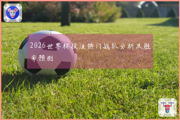 2026世界杯投注热门战队分析及胜率预测
